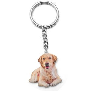 Create personalised metal photo keyring gifts