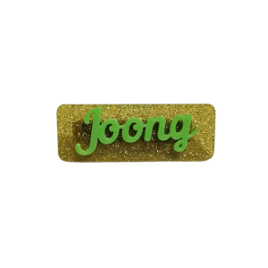Personalized plastic name tag with pin wholesale​