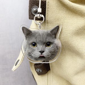 diy acrylic photo keychain for backpacks 