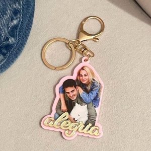 custom acrylic photo keychain bulk