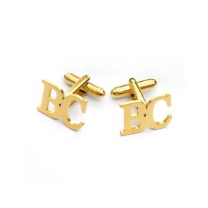 Custom designed metal cufflinks​ for men
