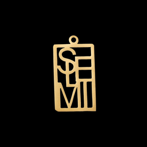 Custom letter charms for jewelry making