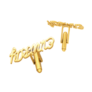 High quality customized cufflinks with name plate