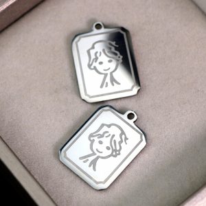 custom metal necklace pendant