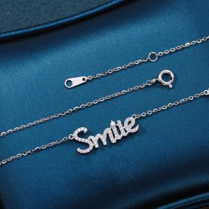 Make your own diamond word necklace