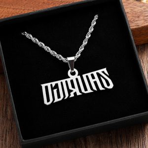 Custom jewelry logo pendant​ silver