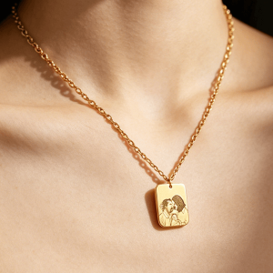 Make your own engraved necklace - small order accept