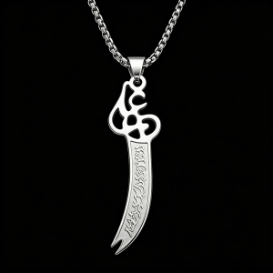 Mens non tarnish personalized pendant necklace made to order