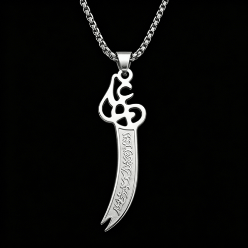 Mens non tarnish personalized pendant necklace made to order