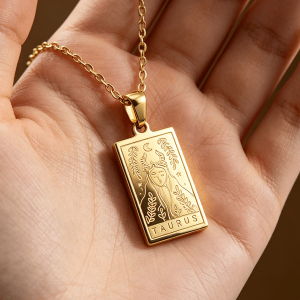 Wholesale custom zodiac necklace gold