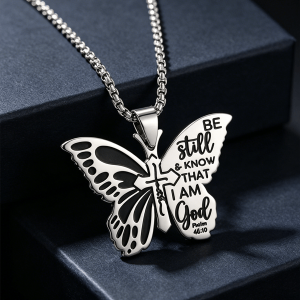 Wholesale butterfly pendant with necklace